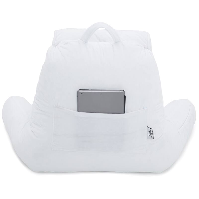 Husband Pillow Bedrest Reading Support Bed Backrest with Arms