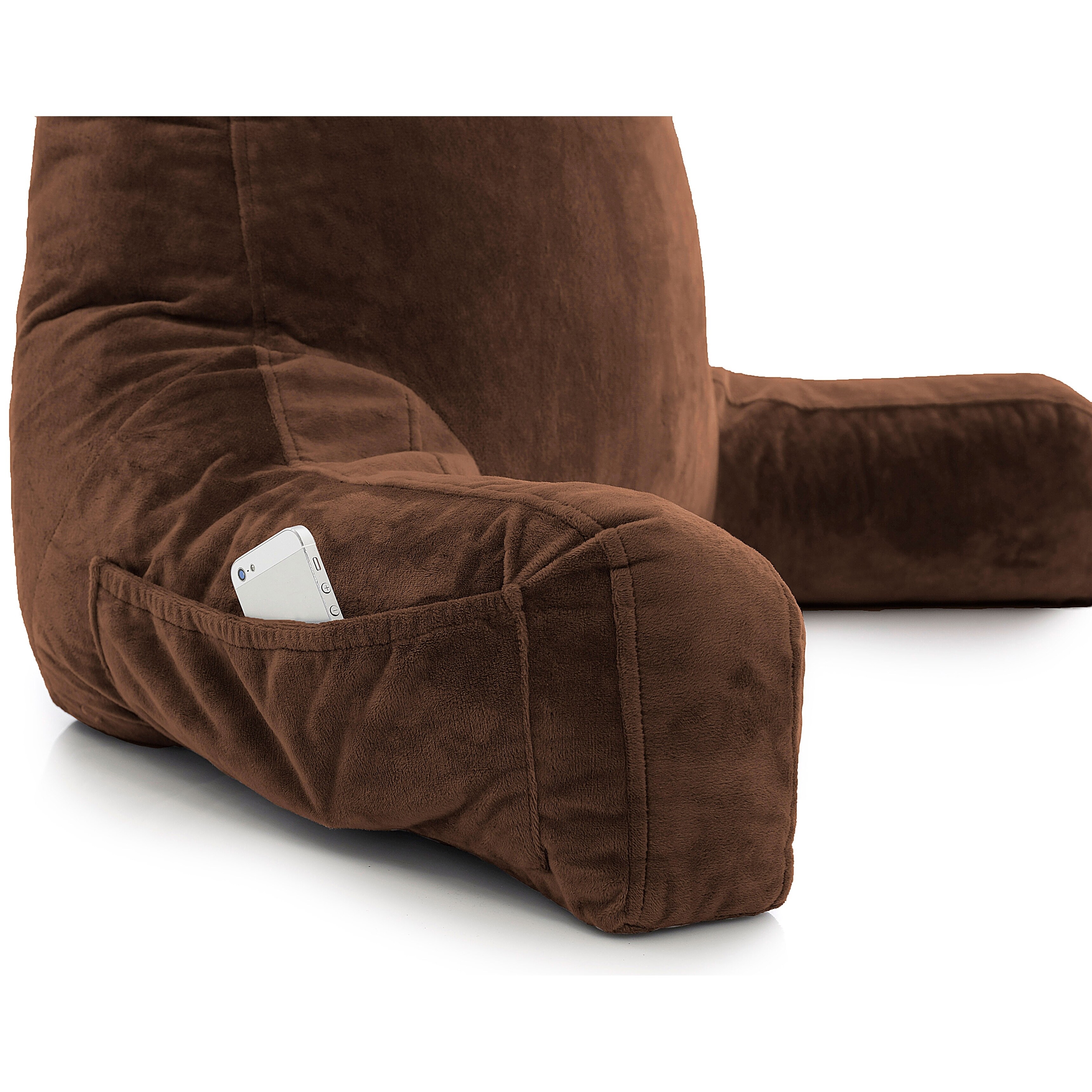 Husband Pillow, Aspen Edition - Cowboy Taupe Big Support Bed