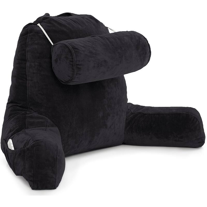 Husband Pillow Bedrest Reading Support Bed Backrest with Arms