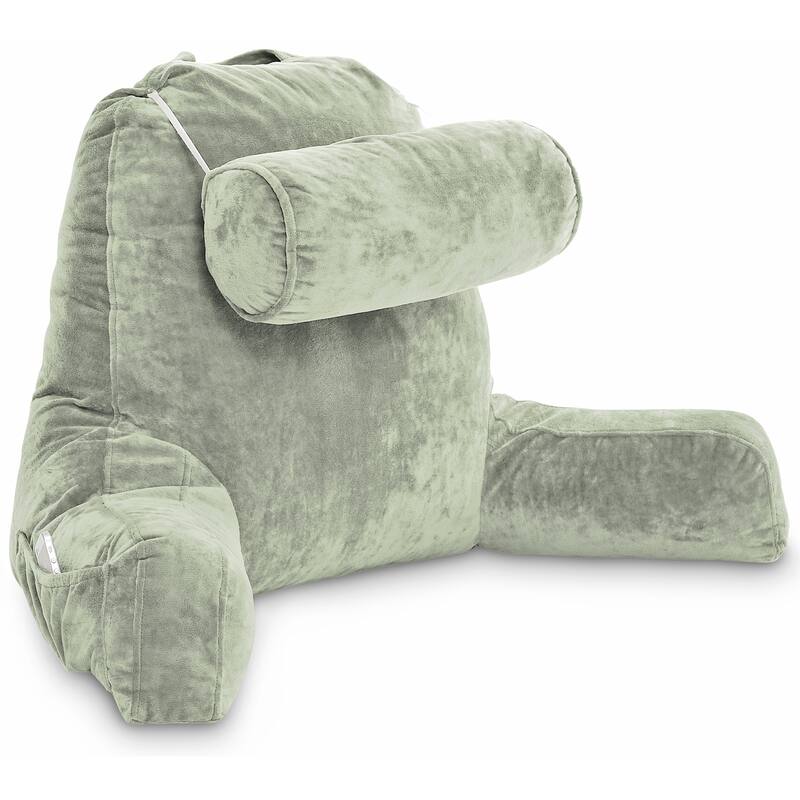 Husband Pillow Bedrest Reading Support Bed Backrest with Arms