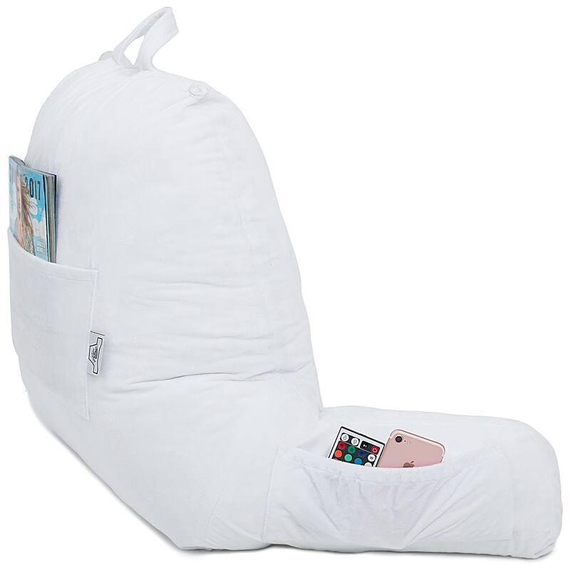 Husband Pillow Bedrest Reading Support Bed Backrest with Arms