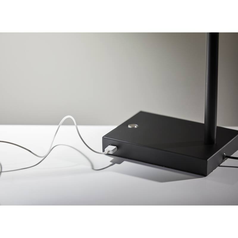 Adesso Black Colby LED Desk Lamp