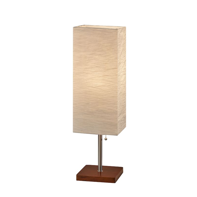 Adesso Brushed Steel Dune Table Lamp