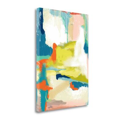 "Deconstructed Landscape 2" By Jan Weiss, Giclee Print on Gallery Wrap Canvas