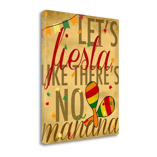 "Lets Fiesta" By Anna Quach, Fine Art Giclee Print on Gallery Wrap Canvas, Ready to Hang