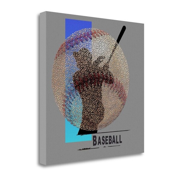 "Baseball" By Jim Baldwin, Fine Art Giclee Print on Gallery Wrap Canvas, Ready to Hang