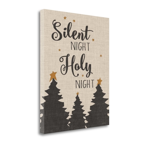 "Silent Night - Linen" By Jo Moulton, Fine Art Giclee Print on Gallery Wrap Canvas, Ready to Hang