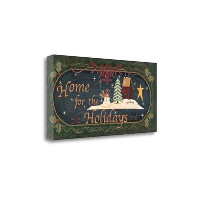 "Home For Holidays" By Jo Moulton, Fine Art Giclee Print on Gallery Wrap Canvas, Ready to Hang