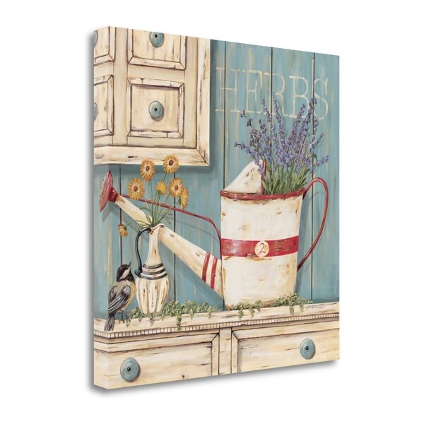 "Herbs" By Jo Moulton, Fine Art Giclee Print on Gallery Wrap Canvas, Ready to Hang