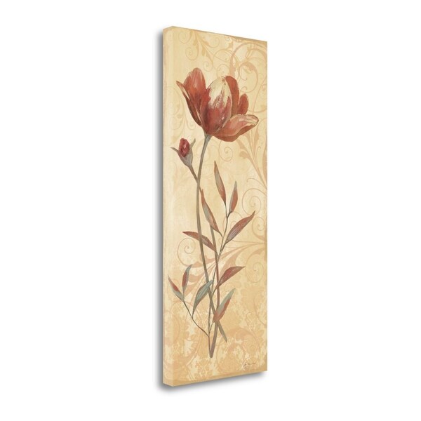 "Terra Blooms I" By Jo Moulton, Fine Art Giclee Print on Gallery Wrap Canvas, Ready to Hang