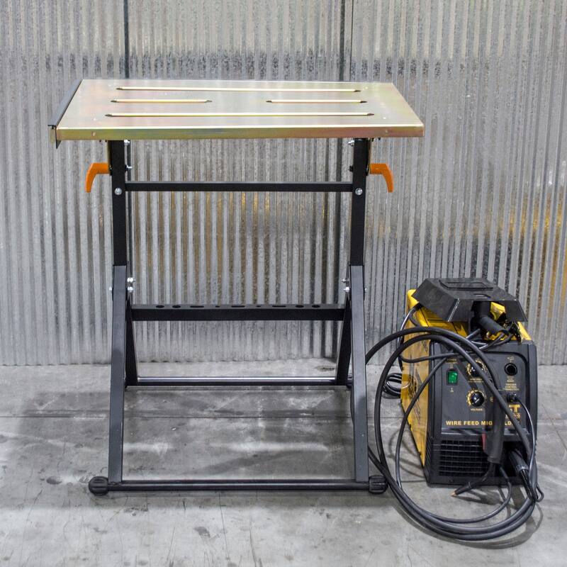 HIT Adjustable Flameproof Steel Welding Table