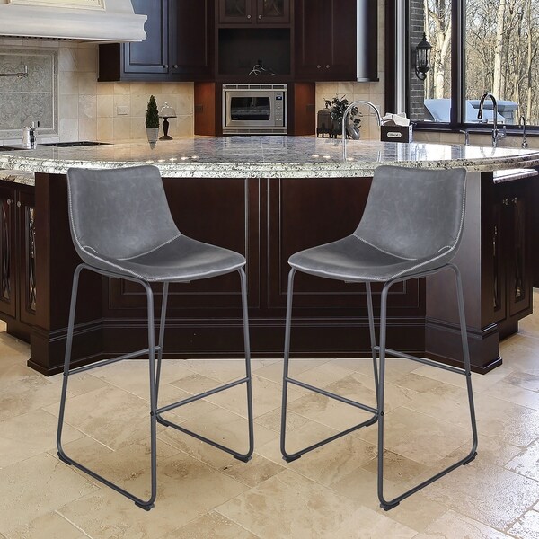 Charcoal gray bar online stools