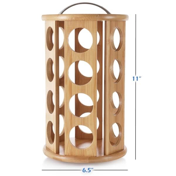 Shop Sleekdine Bamboo K Cup Holder Coffee Stand For Kitchen