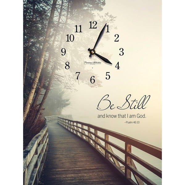 Precious Melodies Clock - Be Still with Bless the Lord Chimes
