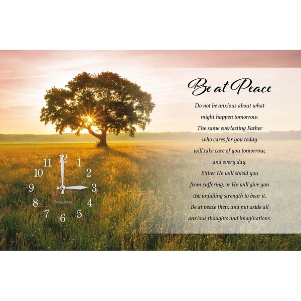 Precious Melodies Clock - Be at Peace with "It's a Beautiful Day" Chimes