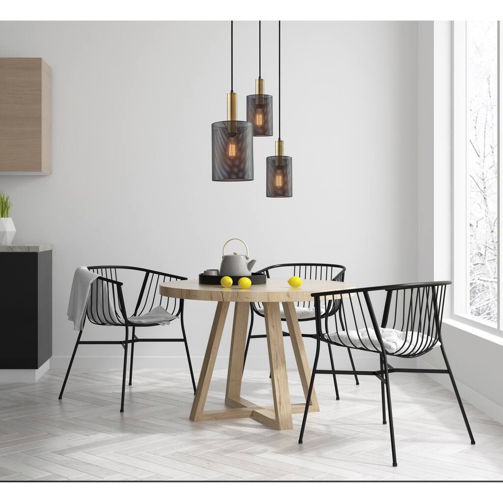 Adesso Black Antique Brass Nico Small Pendant