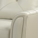 preview thumbnail 8 of 7, Copper Grove Baclieu Tufted Ivory Leather Sofa - 86"W x 39"D x 36"H