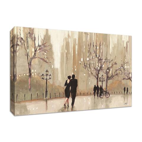 "An Evening Out Neutral" by Julia Purinton, Fine Art Giclee Print on Gallery Wrap Canvas