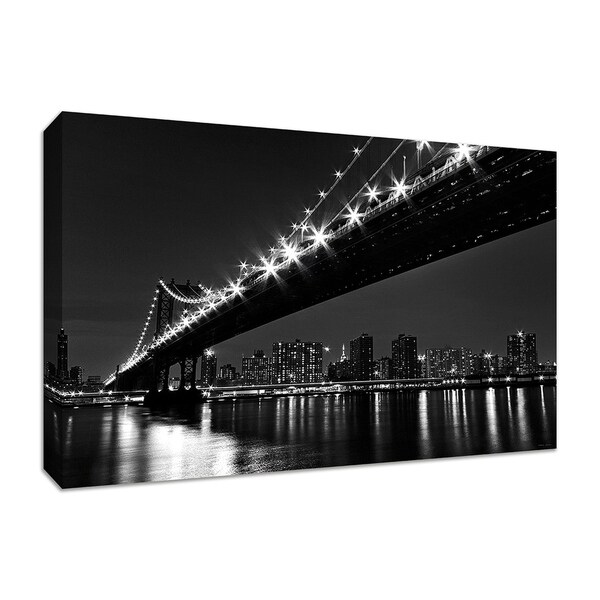 "Manhattan Bridge" by Katherine Gendreau, Fine Art Giclee Print on Gallery Wrap Canvas