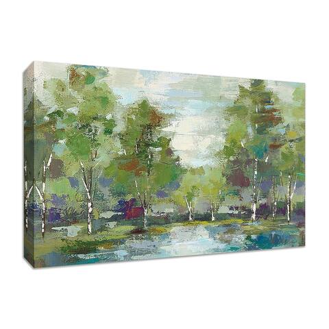 "Forest at Dawn" by Silvia Vassileva, Fine Art Giclee Print on Gallery Wrap Canvas