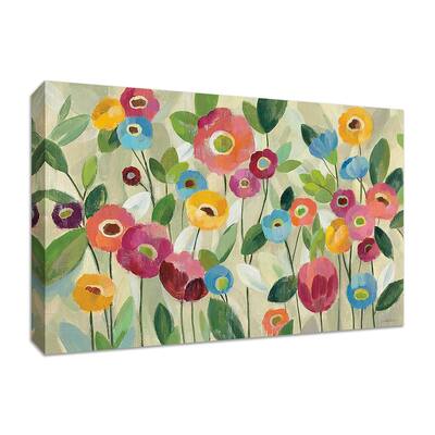 "Fairy Tale Flowers V" by Silvia Vassileva, Fine Art Giclee Print on Gallery Wrap Canvas