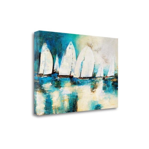 "Velero Azul" By Nancy Villarreal Santos, Giclee Print on Gallery Wrap Canvas