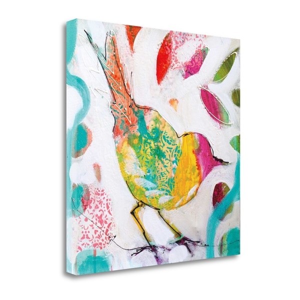 "Petite Bird IV" By Amanda J. Brooks, Fine Art Giclee Print on Gallery Wrap Canvas, Ready to Hang