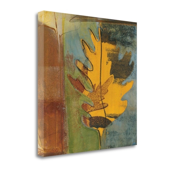"Dancing Leaf" By Leslie Bernsen, Fine Art Giclee Print on Gallery Wrap Canvas, Ready to Hang
