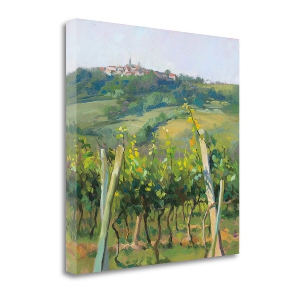 "Flauvigny VIew" By Christine Debrosky, Fine Art Giclee Print on Gallery Wrap Canvas, Ready to Hang