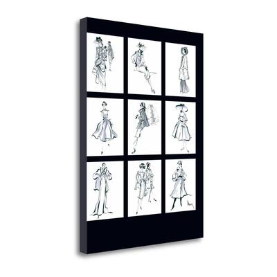 "Fashion Through The Decades" By Mona Shafer Edwards, Gallery Wrap Canvas