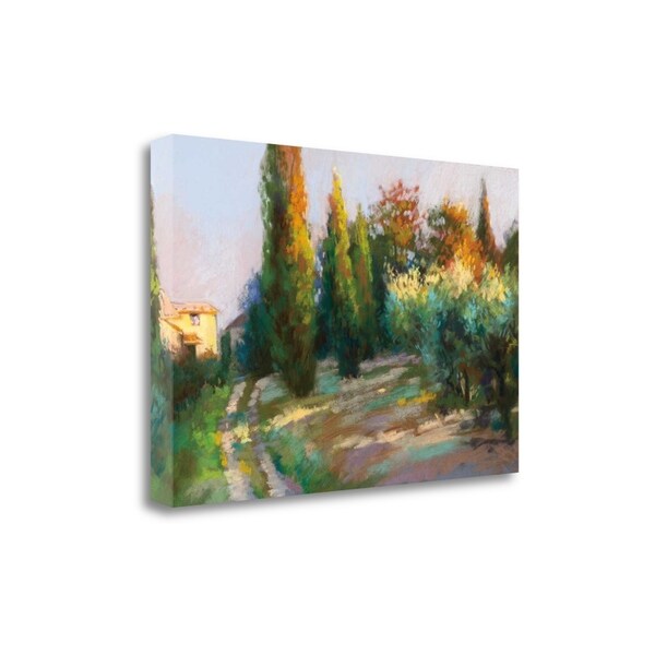 "To The VIlla" By Christine Debrosky, Fine Art Giclee Print on Gallery Wrap Canvas, Ready to Hang