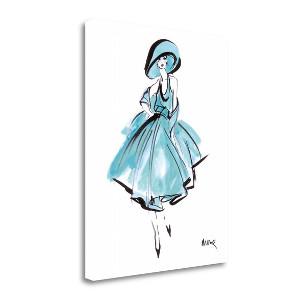 "Indigo Eve" By Mona Shafer-Edwards, Fine Art Giclee Print on Gallery Wrap Canvas, Ready to Hang