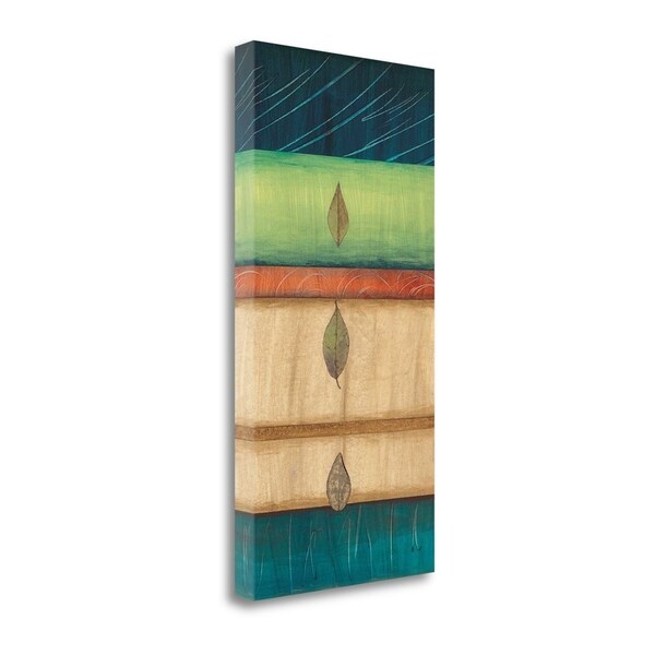 "Springing Leaves I" By Laurie Fields, Fine Art Giclee Print on Gallery Wrap Canvas, Ready to Hang