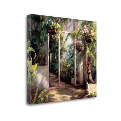 "Atriums First Light I" By Hali, Fine Art Giclee Print on Gallery Wrap Canvas, Ready to Hang