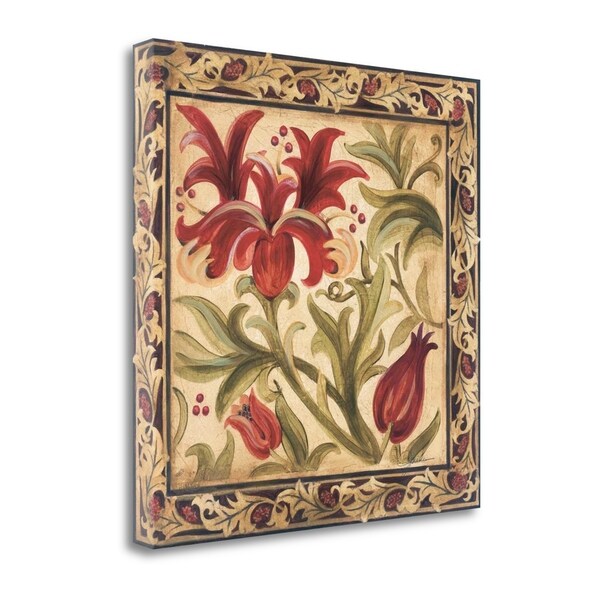 "Floral Daydream I" By Liz Jardine, Fine Art Giclee Print on Gallery Wrap Canvas, Ready to Hang