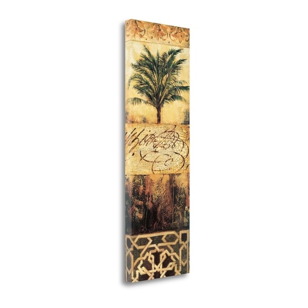 "Palm Manuscripts II" By Liz Jardine, Fine Art Giclee Print on Gallery Wrap Canvas, Ready to Hang