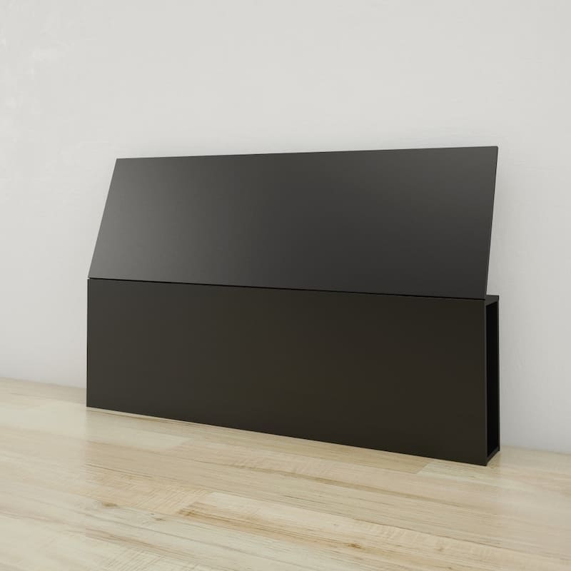 Nexera Avatar 3 Piece Bedroom Set, Bark Grey & Black