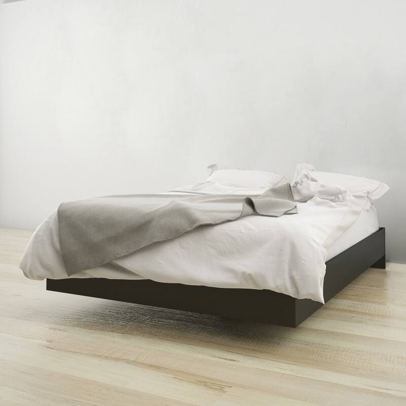 Nexera Avatar 3 Piece Bedroom Set, Bark Grey & Black