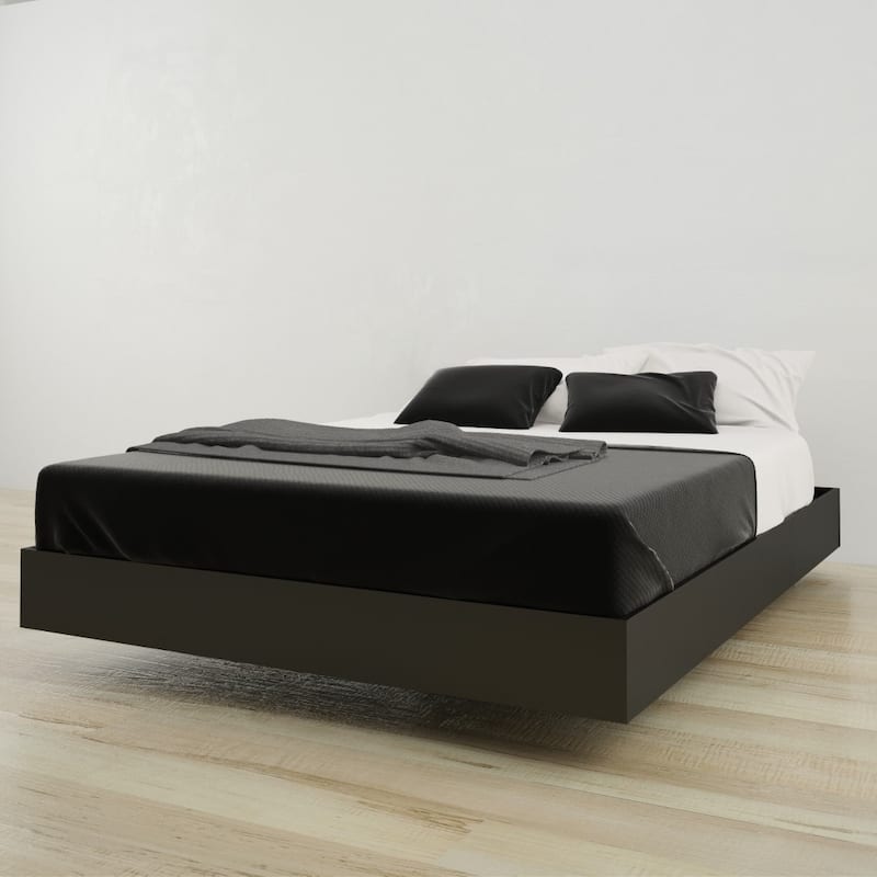 Nexera Avatar 3 Piece Bedroom Set, Bark Grey & Black