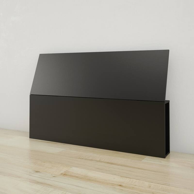 Nexera Avatar 4 Piece Bedroom Set, Bark Grey & Black