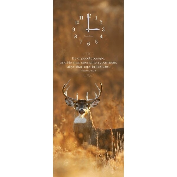 Precious Melodies Clock - Deer with "Sweet Memories" Chimes
