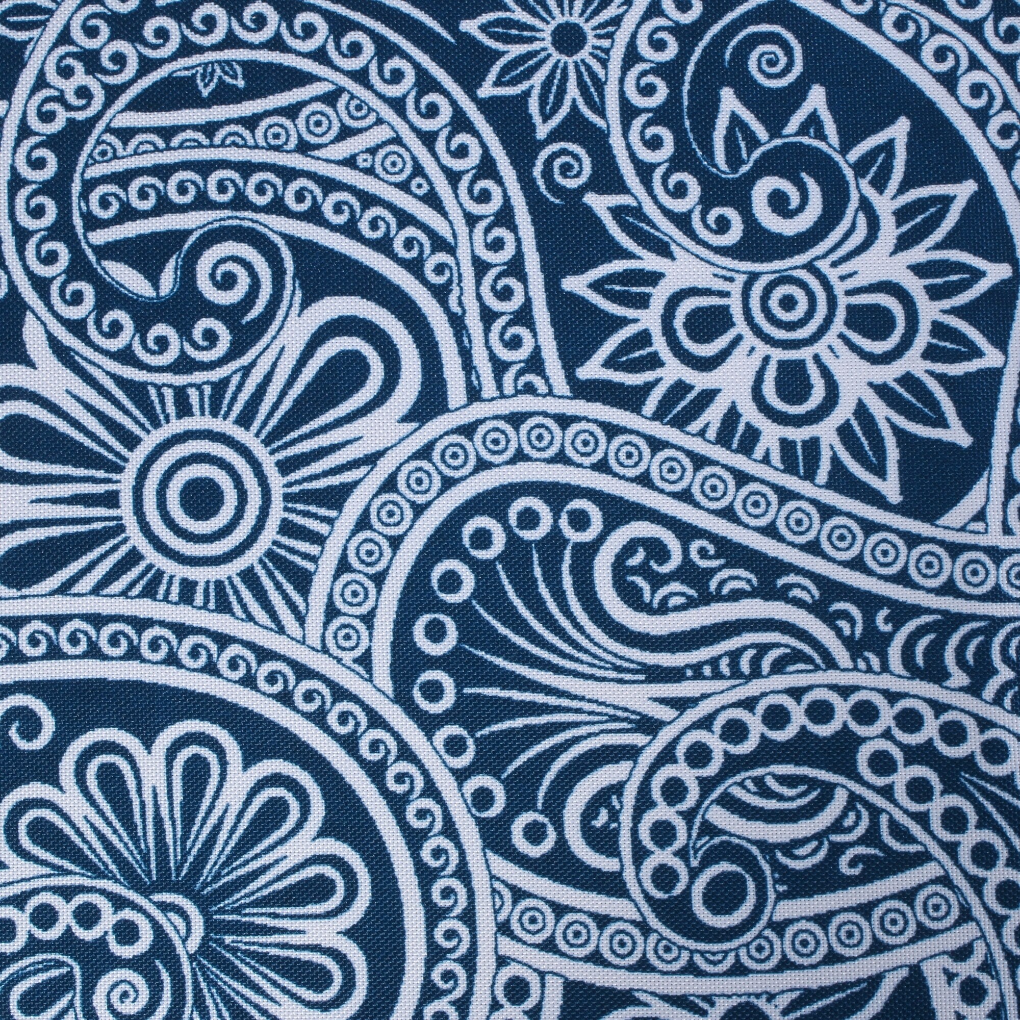 DII Blue Paisley Print Outdoor Napkin Set/6