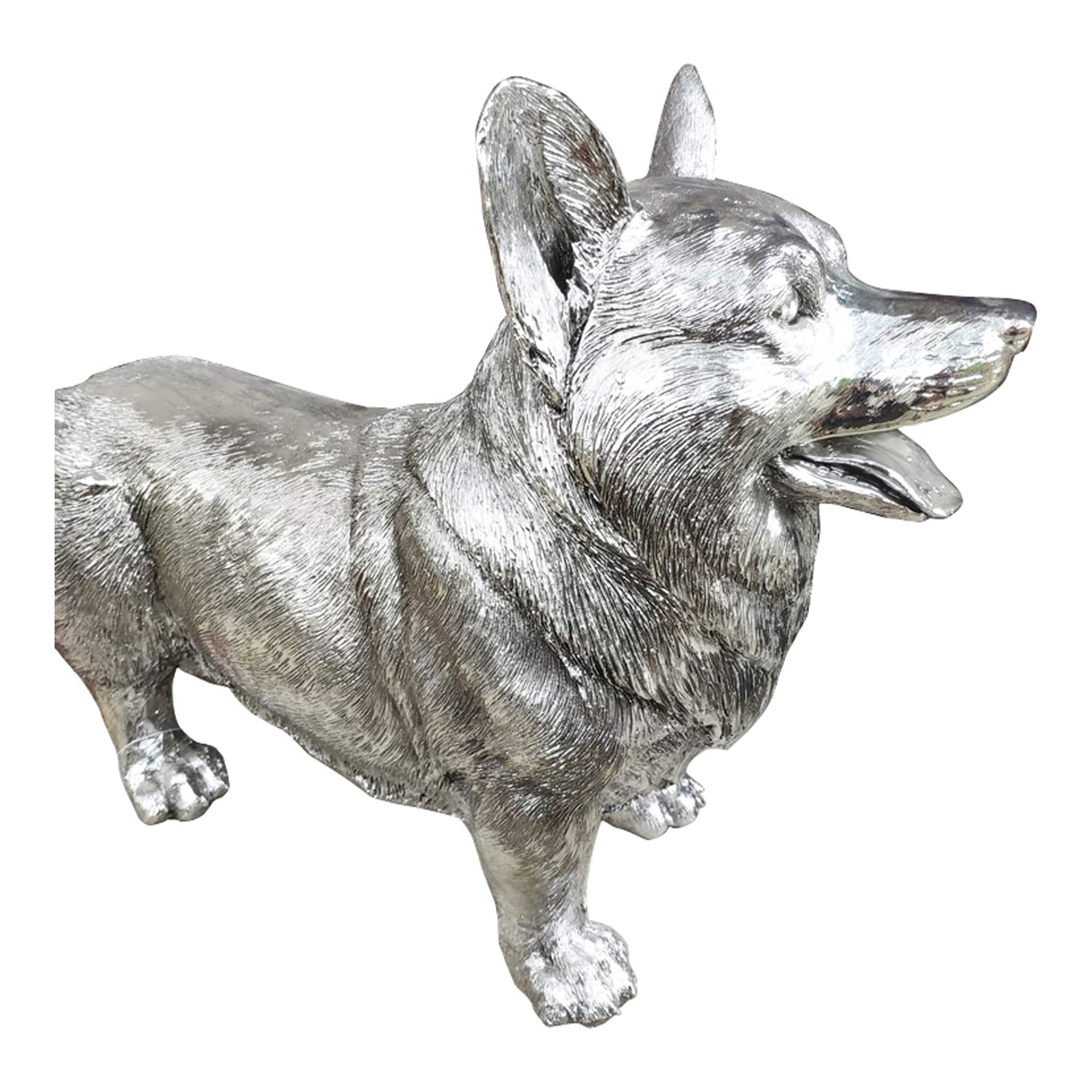 silver corgi