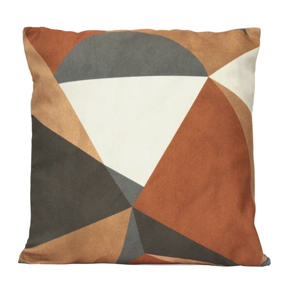Stratton Home Decor Desert Sand Abstract 18" Square Pillow