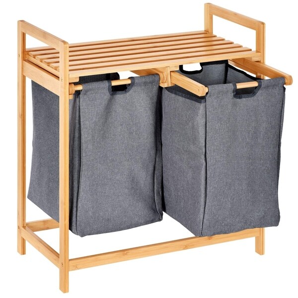 two section hamper