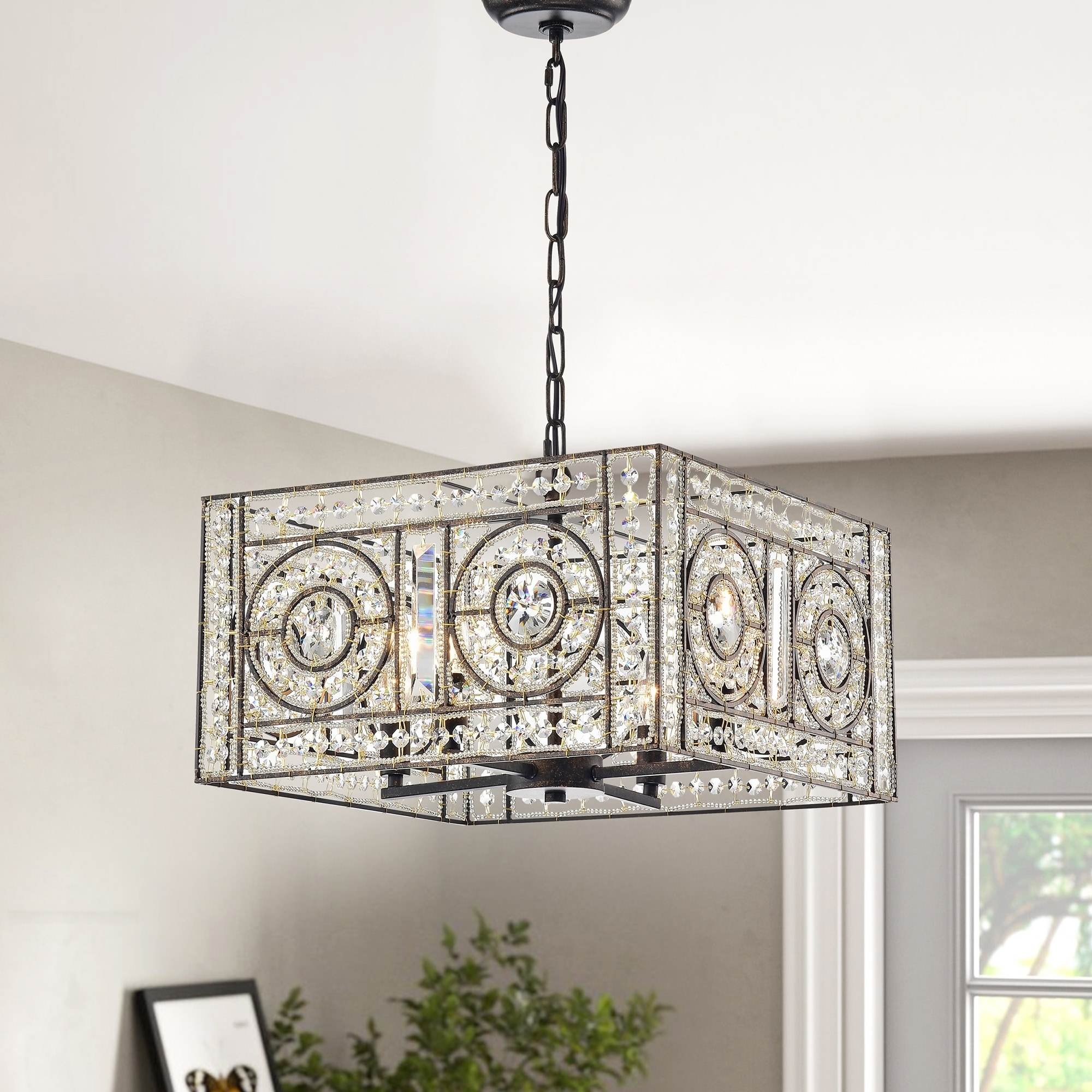 Warehouse of Tiffany Lang 4-light Crystal Chandelier