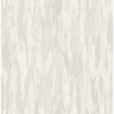 Metallic Stria Wallpaper, 32.82 feet long X 20.5 inchs Wide, Metallic Pearl and Off-White