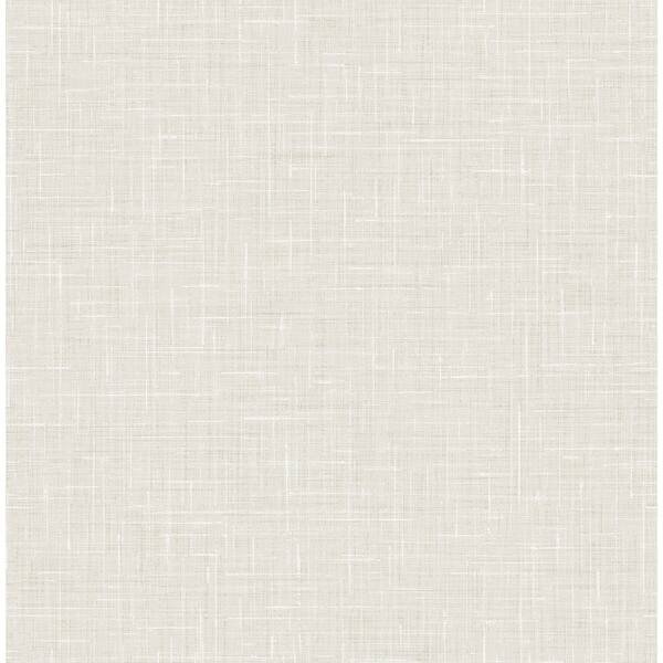 Matte Linen Matte Linen Wallpaper, 32.82 feet long X 20.5 inchs Wide, Soft Gray ...