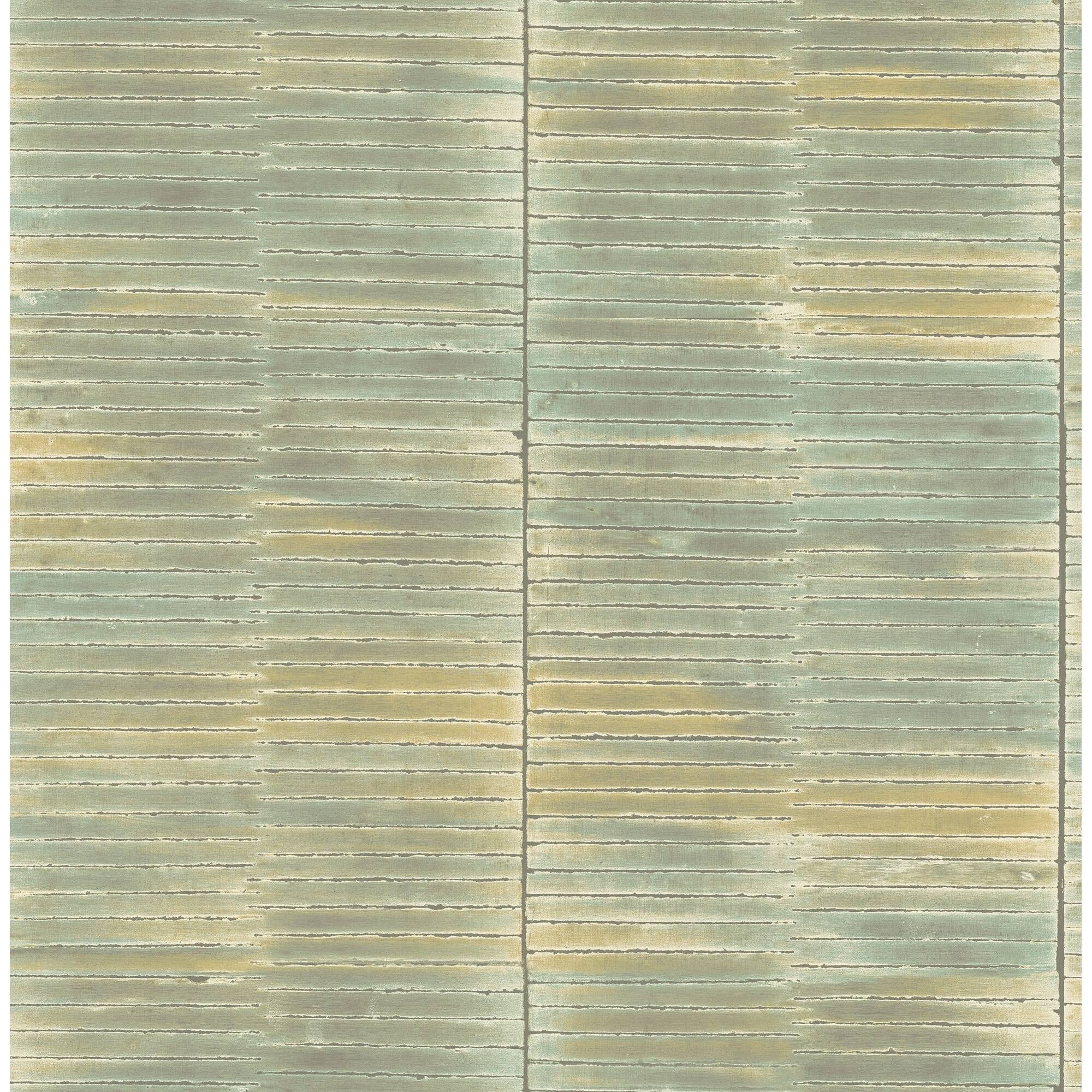 Metallic Dynasty Bamboo Wallpaper, 32.81 feet long X 20.5 inchs Wide, Spice and Metallic Gold