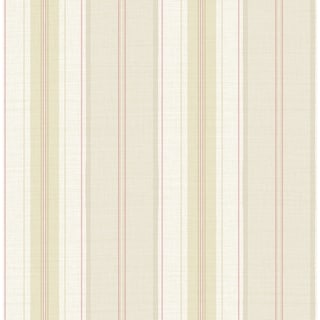 Satin Stripe Wallpaper, 32.81 feet long X 20.5 inchs Wide, Rose, Oat ...